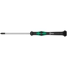 Отвёртка крестовая прецизионная PZ 1 x 80 мм Kraftform Micro серия 2055 PZ Wera WE-118032