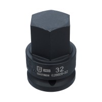 Головка торцевая ударная HEX 32 мм, 3/4