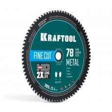 Диск пильный по металлу и стали Metal Cut, 305 х 25.4 мм, 78Т KRAFTOOL 36954-305-25.4-78