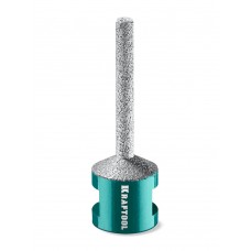 Вакуумная алмазная фреза пальчиковая с конусом VS DIAMOND, d 6 мм (М14, 50 мм) KRAFTOOL 29811-06