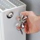 Ключ крестовой 8-лучевой для стандартных шкафов 92 мм TwinKey KN-001101