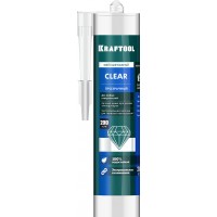 KRAFTOOL CLEAR, 310мл, прозрачный, суперсильный монтажный клей (41342)