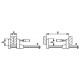 Струбцина корпусная лёгкая 300/80, 1.5 кН UK30 UniKlamp BE-UK30