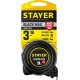 Рулетка с двумя фиксаторами BlackMax 3 м х 16 мм Professional STAYER 3410-03