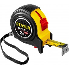 Рулетка 7.5 м х 25 мм Stabil Professional STAYER 34131-075