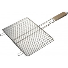 Плоская решетка-гриль Barbecue, 300 х 225 мм, нержавеющая сталь GRINDA 424733