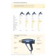 Фен строительный R:Hot Air Gun 1600 Вт, 60°C / 550 °C, 280 л/мин RAPID 24359800