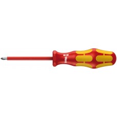 Отвёртка диэлектрическая крестовая PH 0 x 80 мм VDE серия 162 i PH Wera WE-006150