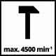 Молоток пневматический Einhell TC-PC 45, 1,2 Дж, 4500уд/мин, набор пик,коробка (4139040)