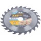 Диск пильный для циркулярных пил по дереву, 235 x 32 x 24T + кольцо 32/30 (37683М)