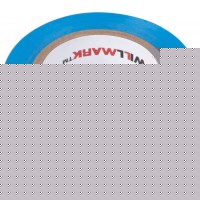 Изолента ПВХ самозатухающая WILLMARK 19 мм х 0,16 мм х 10 м ( синяя ) (11011)