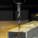 Сверло спиральное по металлу 8 x 117мм, Р6М5, Golden Tip, многогранная заточка Denzel (718282)