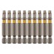 Бита TX 25х50, сталь S2, шестигранный профиль, 10 шт. Е 6,3 Denzel (11670)