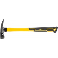 Молоток-гвоздодер, фиберглассовая усиленная удлиненная ручка, дополн. гвоздодер, 27 мм, 370 гр. (44750)