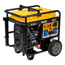 Генератор бензиновый PS-120EA, 12 кВт,230 В, 40л, разъем ATS,эл.старт Denzel (946964)
