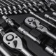 Набор ручных инструментов TECHNIC 142 предмета 1/2, 3/8, 1/4 RUNTEC RT-HT142T