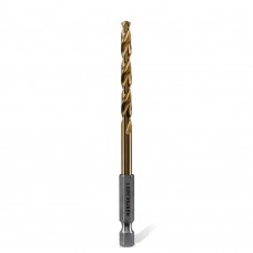 Сверло по металлу Runtec HSS-TiN 5 x 106мм HEX 1/4