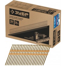 Гвозди реечные рифленые оцинкованные SN21 90 x 3.05 мм, 2000 шт ЗУБР 305393-90