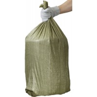Мешки мусорные хозяйственные HEAVY DUTY, 95 х 55 см, 70 л (40 кг), 10 шт, зеленые, плетеные, строительные STAYER 39158-95