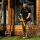 Удлинитель-шнур силовой Garden Series, ПВС, 10м, 1 розетка 3 x 1,5 мм, Denzel (37407)