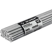 Резьбовая шпилька М8 x 1000 мм, кл. пр. 4.8, цинк, 50 шт ЗУБР DIN 975 30330-08-1