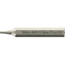 840/0 Micro Hex-Plus Бита с внешним шестигранником, HEX 0.9 x 30 мм, хвостовик шестигранный 5/32