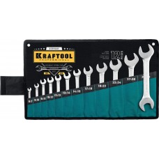 Набор рожковых гаечных ключей 12 шт, 6–32 мм KRAFTOOL 27033-H12_z01