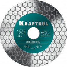 Шлифовально-отрезной алмазный диск CHAMFER 125 мм 22.2 мм 25?1.6 мм KRAFTOOL 36689-125