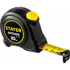 Рулетка с автостопом AutoLock 10 м х 25 мм STAYER 2-34126-10-25