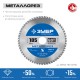 Пильный диск по металлу и металлопрофилю Металлорез, 185 х 30 мм, 60Т ЗУБР Профессионал 36932-185-30-60