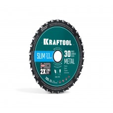 Диск пильный Ultra-Slim Metal Cut, 135 х 20 x 1.1 мм, 30Т, тонкий рез металла KRAFTOOL 36956-135-20-30