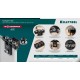 Кондуктор 3-в-1 для эксцентриковых стяжек и шкантов Woodsniper 101 KRAFTOOL 30072