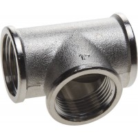 GENERAL FITTINGS внутренняя резьба 1?, никель, тройник (51052-1)