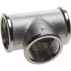 GENERAL FITTINGS внутренняя резьба 1?, никель, тройник (51052-1)