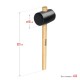 Киянка резиновая чёрная 450 г STAYER 20505-65