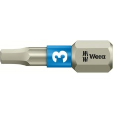 Бита торсионная с внешним шестигранником 3 x 25 мм нерж. 1/4 C6.3 Hex-Plus серия 3840/1 TS Wera WE-071073