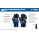 Перчатки комбинированные IMPACT р.XL (10), синие, антивибрационные, противоударные ЗУБР Профессионал 11476-XL