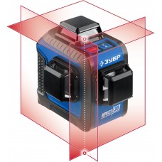 Лазерный нивелир КРЕСТ 3D, 20 - 70 м ЗУБР Профессионал 34908_z01