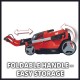 Газонокосилка акк Einhell PXC RASARRO 36/42, 2x18В,42см,6с 25-75мм,50л,2x5,2Aч,двойное ЗУ (3413272)