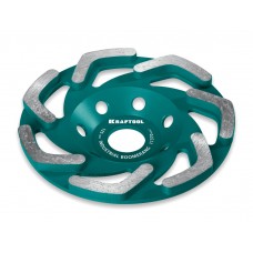 Сегментная алмазная чашка Boomerang, d 125 мм, INDUSTRIAL KRAFTOOL 33445-125