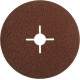 Круг шлифовальный ЗУБР ?ПРОФИ? фибровый, для УШМ, P40, 150х22мм, 5 листов (35585-150-040)