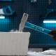 Молоток слесарный, 300 г, квадратный боек, фибергласовая обрезиненная рукоятка Gross