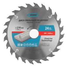 Пильный диск по дереву 210 x 32/30 x 24Т Gross (73326)