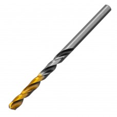 Сверло спиральное по металлу 4,5 x 80мм, Р6М5, Golden Tip, многогранная заточка Denzel (718274)