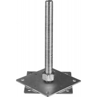Стойка анкерная регулировочная 140?140?250 мм М24 цинк ЗУБР 310266-140