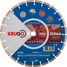 Диск алмазный для ж.б. 350x25.4x40x3.2x10mm KRUGO (LCA14A)