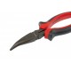 Длинногубцы изогнутые Black Nickel, 180 мм, двухкомпонентные рукоятки Matrix (17460)