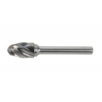 Борфреза овальная 12x22x66 мм, VHM, AL, форма E (серия 900611) GARWIN INDUSTRIAL 900611-122266