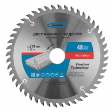 Пильный диск по дереву 210 x 32/30 x 48Т Gross (73328)