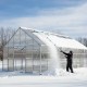 Скребок для удаления снега с крыши, телескопический, 1,9 - 5,8 м, 620 мм, PROLine GRINDA 39945